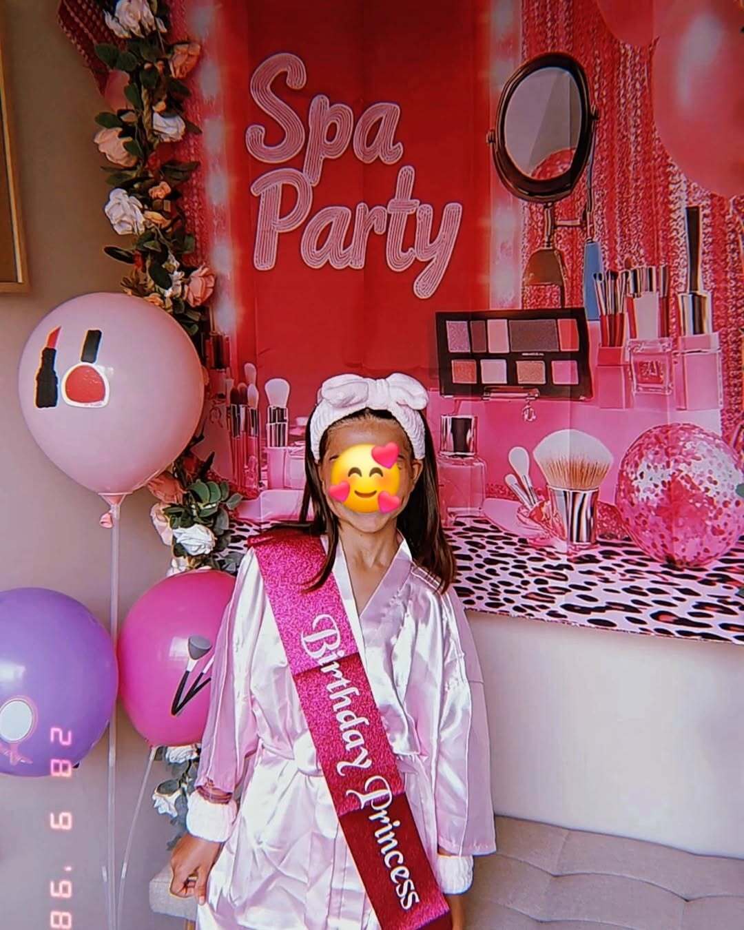 Παιδικό spa πάρτι - παιδιά με μάσκες προσώπου